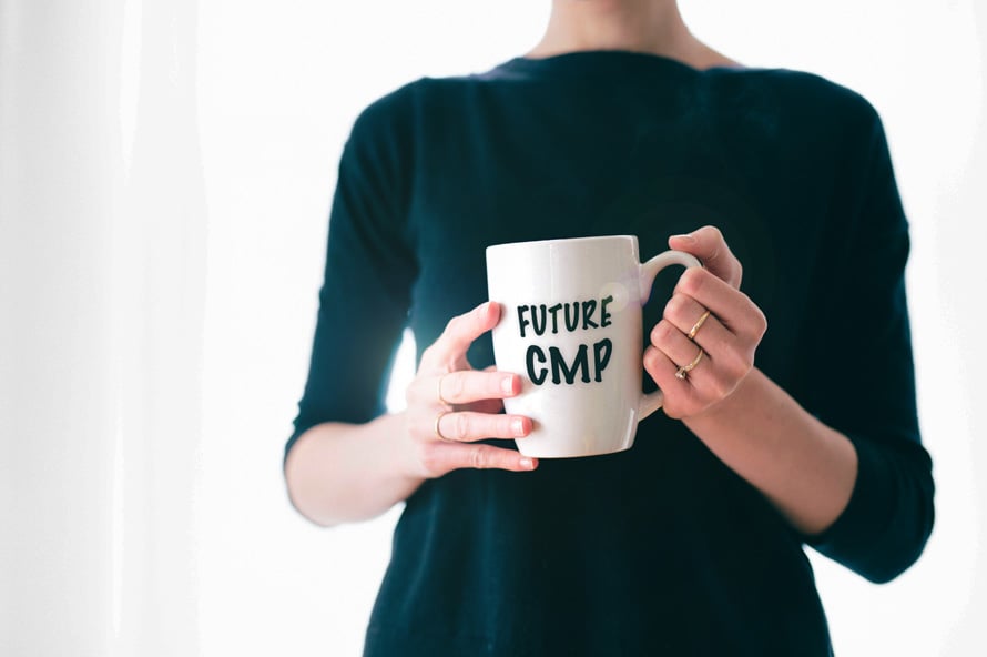 Future-Certified-Meeting-Planner-CMP-Woman-Holding-Mug